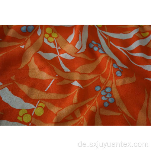 Viskose Rayon Morocian Crepe Print Stoff